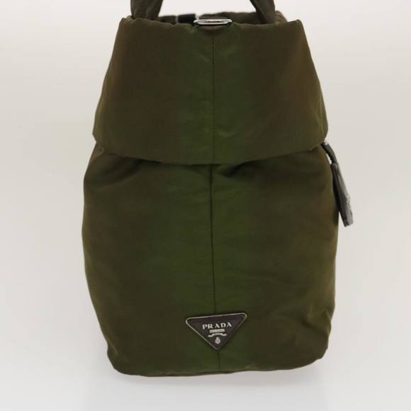 PRADA Hand Bag Nylon 2way Khaki Auth fm1303 - Picture 4 of 16